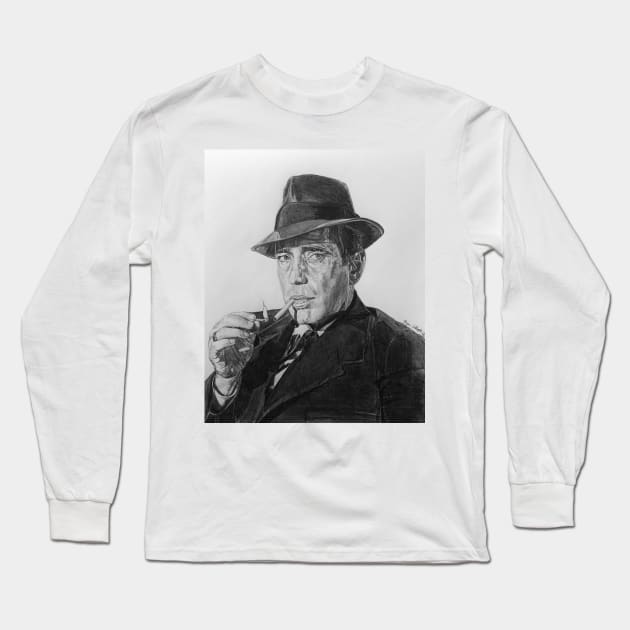 Bogart Long Sleeve T-Shirt by BryanWhipple